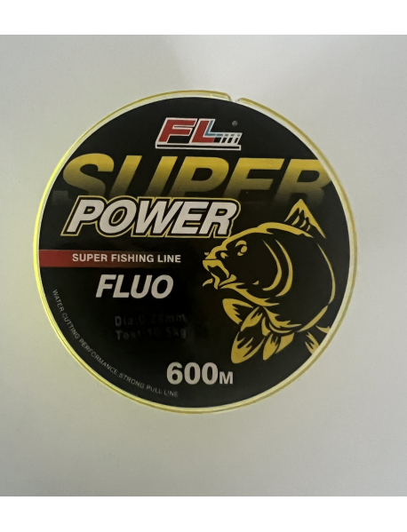 FIR MONOFILAMENT GALBEN FLUO SUPER POWER FL 600M