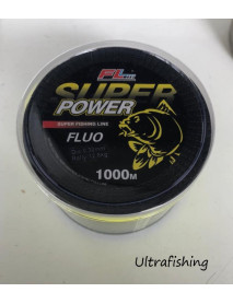 FIR MONOFILAMENT GALBEN FLUO SUPER POWER FL 1000M